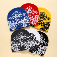 Trend Knitting Patterns Embroidery Warm Wool Hat