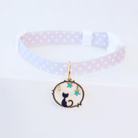 Dog Collar Cute Adjustable Silent Moon Accessory