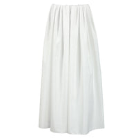 Stylish Flowy White A-line Skirt