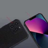 Kevlar Pattern Protective Case TPU Soft Shell Carbon Fiber