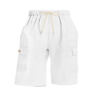Mens Corduroy Multi-Pocket Shorts For Sports