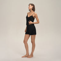 Summer Cozy Home Loungewear Suspender Shorts Set