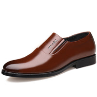Invisible Increase Men's Shoes 6cm Pointed Toe Business Suits Men's Leather Shoes