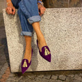 New Low-heeled Pointed-toe Shallow-mouth Tassel Casual Shoes