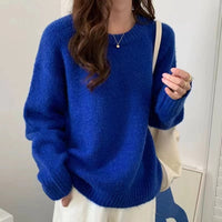 Candy Color Pullover Slimming Sweater Bottoming