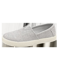Linen Cloth Shoes Men's Breathable One Pedal Canvas
