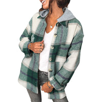Women's Winter Pure Cotton Plaid Jacket