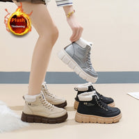 Female Student Height Increasing Exercise Leisure Snow Boots