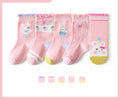 Boys And Girls Middle And Big Children's Socks Solid Color Cotton Students
