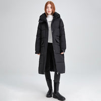 Women's Cotton-padded Long Over-the-knee Loose Thick Cotton Coat