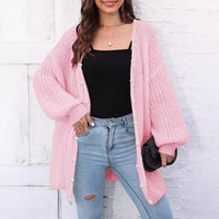 Women's Thick Coat Thick Needle Woven Sweater