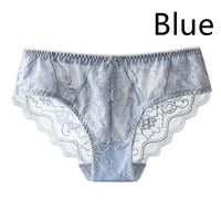 Women's Breathable Mesh Lace Triangle Mid-Rise Shorts