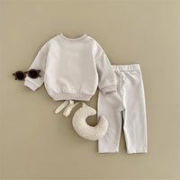 Two-piece Suit Boys And Girls Long Sleeve Trousers Suit Sportswear Autumn And Winter