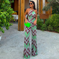 Retro-chic Athletic Long One-piece Jumpsuit For Women