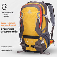 Ai Wang Outdoor Sports Hiking & Trekking Multifunctional Ultra-Light Oxford Cloth Unisex 35-Liter High-Capacity Backpack