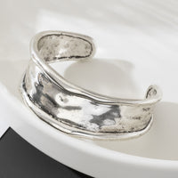 Heavy-duty Textured Curved Distressed Bracelet