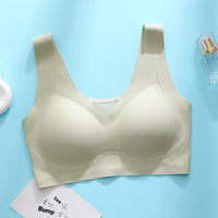 Thin Breathable Traceless Underwear Gather Thin Soft Support Fixed Cup Without Steel Ring
