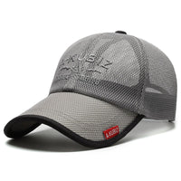 Summer Men's Mesh Breathable Baseball Cap Casual Sun-proof