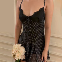 Womens New Sexy Elegant Lace Dress