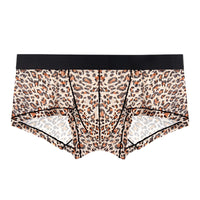Men's Leopard Print Underwear Ultra-thin Breathable