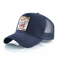 Simple Breathable Baseball Cap With Animal Embroidery