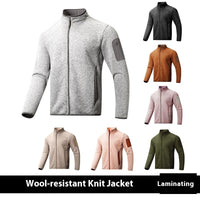 Outdoor Sports Stand Collar Men's Cardigan Tide Fleece Sweater Coat