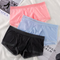Men's Trunk Ice Silk Thin Nude Feel See Through Breathable Underwear