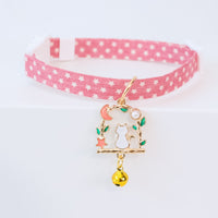 Dog Collar Cute Adjustable Silent Moon Accessory