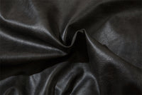 European And American Letters Embroidered Lapel Loose Leather Coat