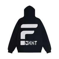 Creative Letters Printed Hoodie Male