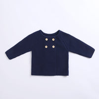 Children's Cotton Knitting Lantern Shorts Cardigan Two-piece Suit