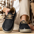 New Bean Shoes Thick Bottom Men's Shoes Slip-on British Casual Sneakers