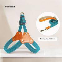 Dog Breast Collar Small Dog Bichon Dog Hand Holding Rope