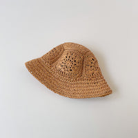 Children's Straw Hat Summer Sun Protection Large Eaves Shade
