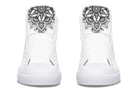 Printed Couple High Top Canvas Shoes