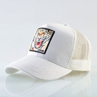 Simple Breathable Baseball Cap With Animal Embroidery