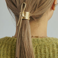 Affordable Luxury Fashion Simple High Sense Back Head Hair Clip Low Hair Accessory For Ponytail