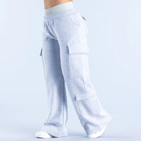 Straight-leg Pants Cargo Pocket Loose