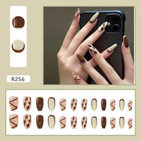 Nail Art Finished Fake Nail Scrub Nail Patch Wearable