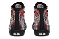 Printed Couple High Top Canvas Shoes