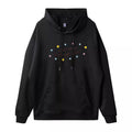 Men's Hot Stamping Printed Double-layer Hat Pocket Hoodie
