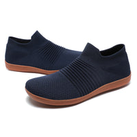Flyknit Wide-toe Slip-on Sock Shoes Lightweight Comfortable And Durable For Men