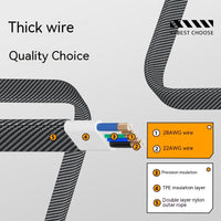 Keychain Four-in-one 60W Fast Charge Portable Short Data Cable