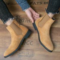 Rubber Pigskin Martin Boots Casual Men's Boots High-top