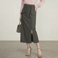 New Stylish Versatile Solid-color Skirt