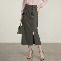 New Stylish Versatile Solid-color Skirt