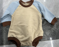 Cute Cotton Sweater With Shoulder Triangle Climbing Jumpsuit