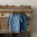 Tidal Solid Color Jumpsuit Pocket Long Climb