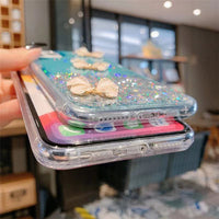 Butterfly Glitter Epoxy Phone Transparent Soft Shell Can Be Customized