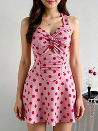 Slimming Instagram-style Ruffled-edge Sexy New Slim-fit Womens Dress